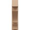 Ekena Millwork 7 1/2-in W x 26-in D x 30-in H Balboa Block Rough Cedar Woodgrain TimberThane Outlooker, Primed Tan OUTUR075X26X30BOA44RCPR - alternate 5